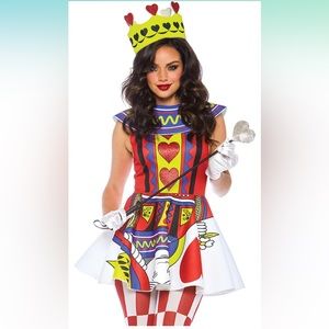 Leg Avenue Card Queen Adult Womens Costume Size S/P